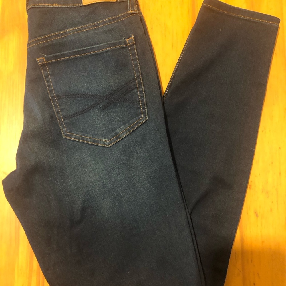 NWOT AERO HIGH RISH DARK WASH JEGGINGS SIZE 4